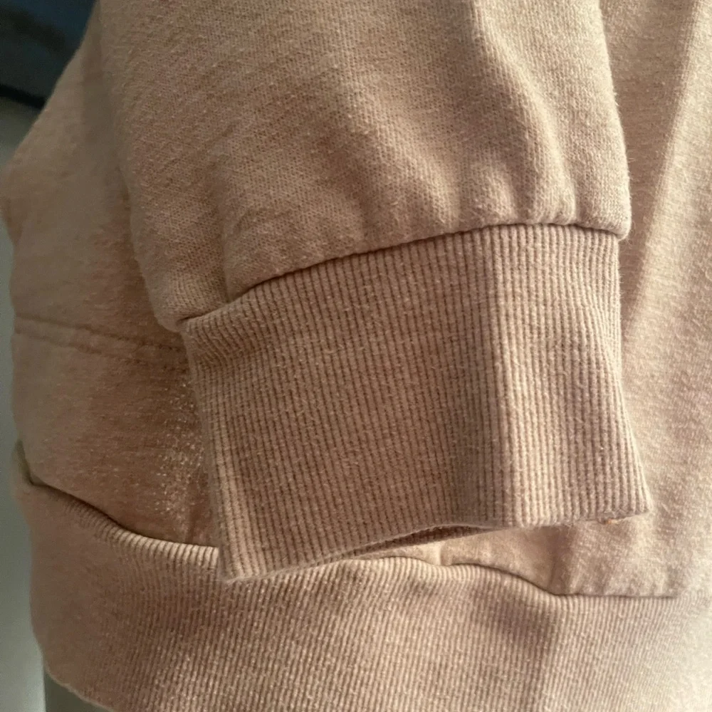 Tommy Hilfiger Beige Oversized Crew Neck Long Sweatshirt Sz. Small - Picture 7 of 9